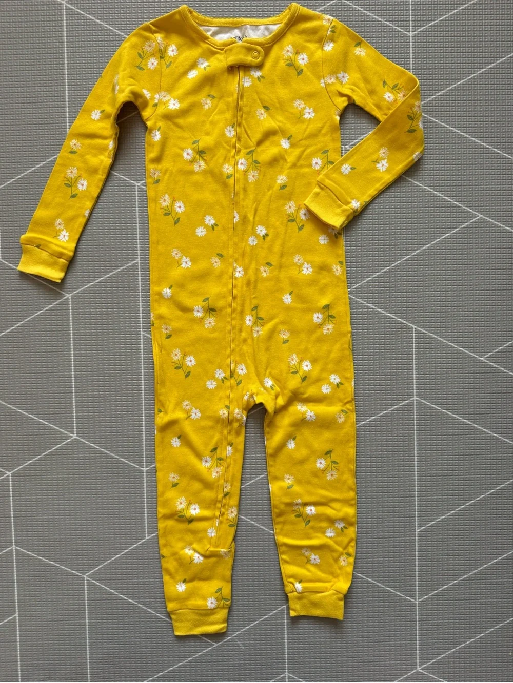 Carters|Baby girl/toddler long sleeve One-Piece footless Pajamas,ditsy florals•